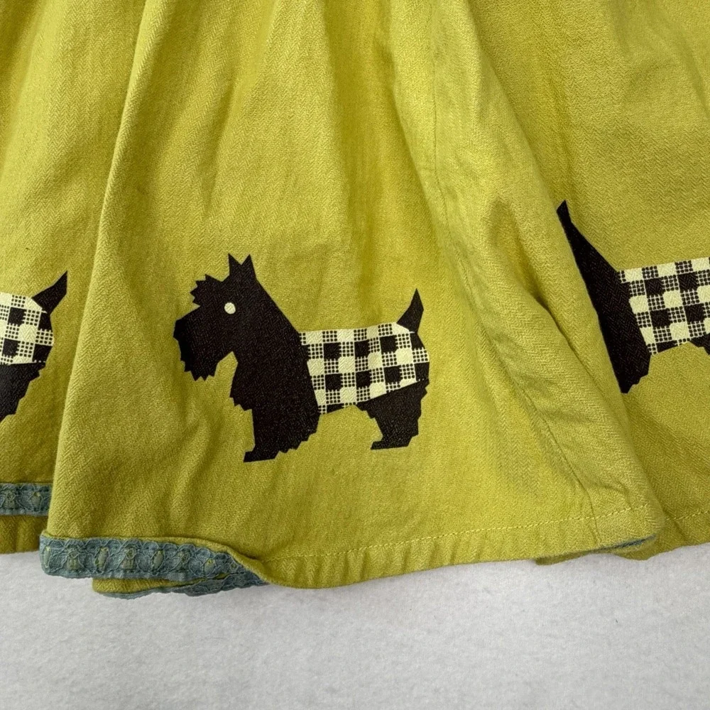 Matilda Jane Girls Size 8 Scottie Skirt Dog - Picture 4 of 7